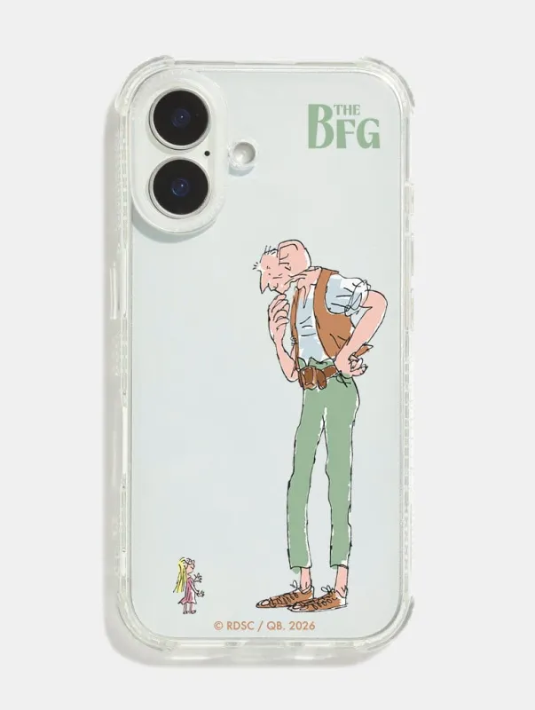Roald Dahl x Skinnydip The BFG And Sophie Shock iPhone Case made by Skinnydip London