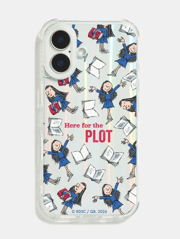 Roald Dahl x Skinnydip Matilda For The Plot Shock iPhone Case made by Skinnydip London