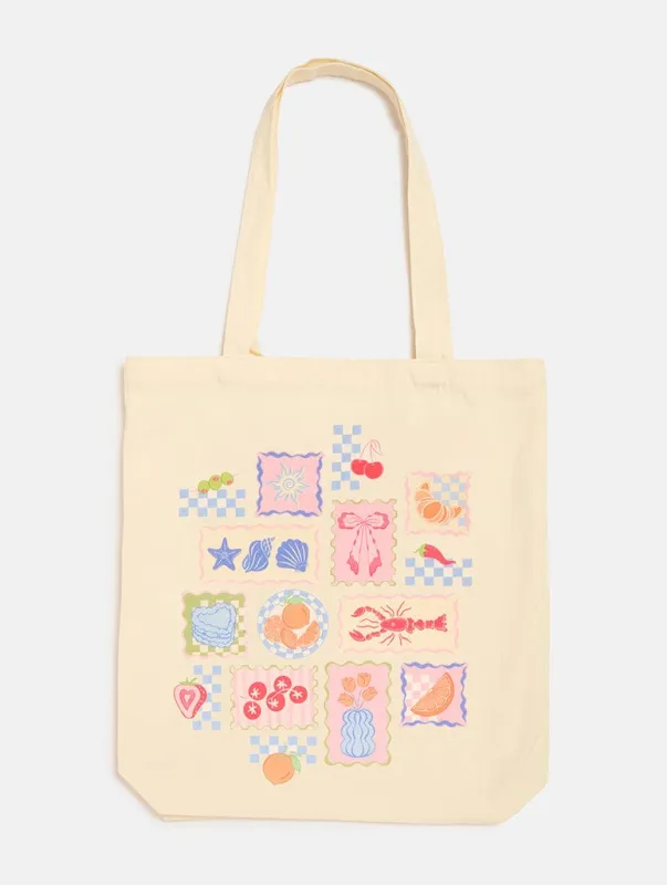 Patchwork Tote Bag made by Skinnydip London