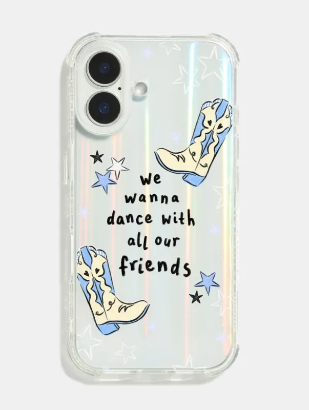 We Wanna Dance With All Our Friends Shock iPhone Case sold by Skinnydip London