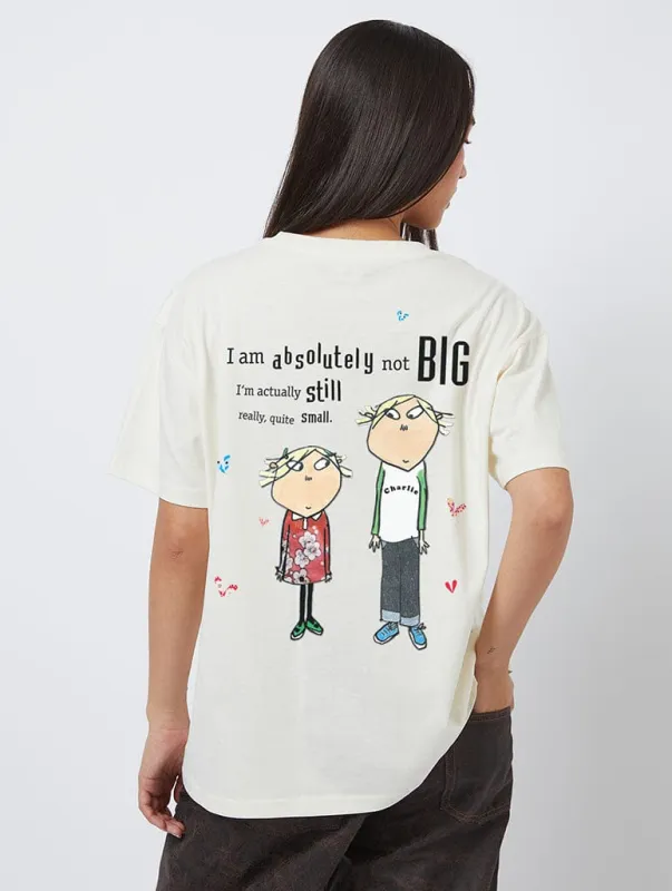 Charlie and Lola x Skinnydip T-Shirt In White sold by Skinnydip London