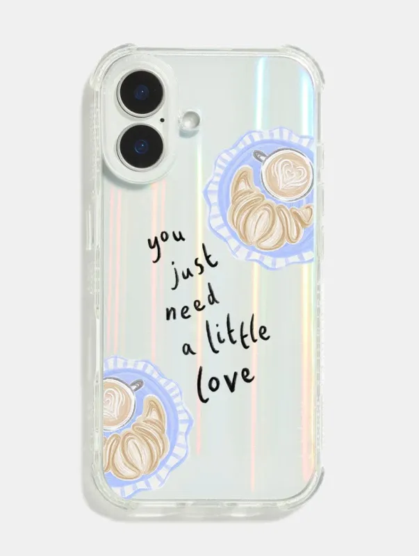 You Just Need A Little Love Shock iPhone Case made by Skinnydip London