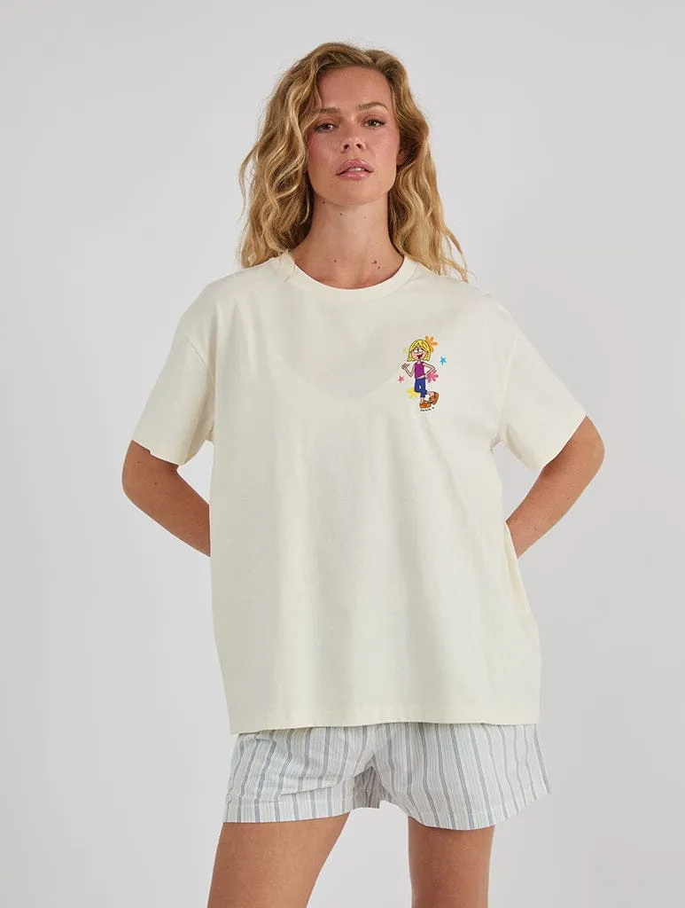 Disney Lizzie McGuire T-Shirt In White sold by Skinnydip London product image thumbnail 2