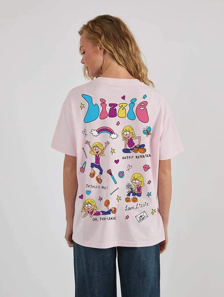 Disney Lizzie McGuire Poster Character T-Shirt In Pink sold by Skinnydip London