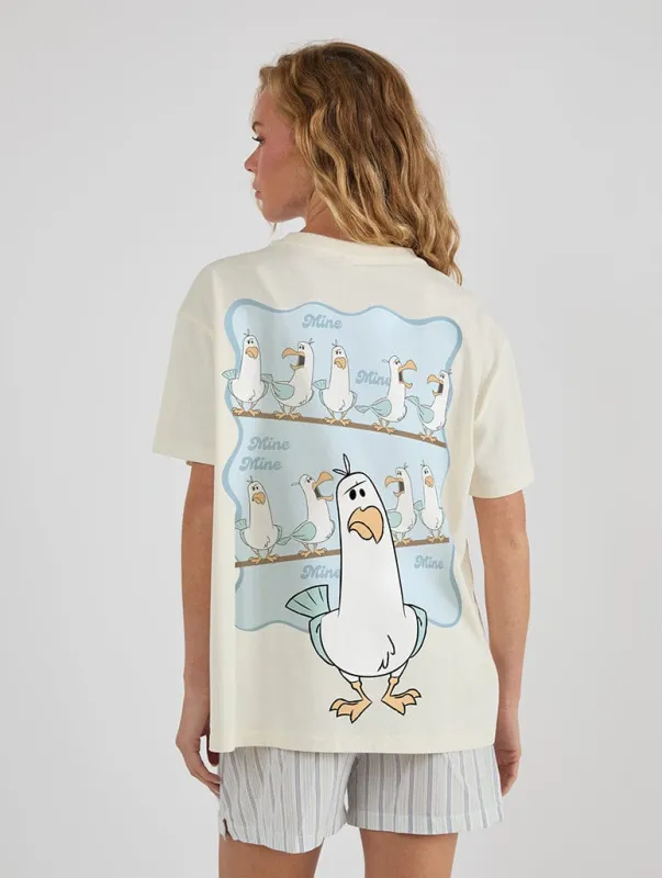 Disney Finding Nemo Seagulls T-Shirt In White sold by Skinnydip London