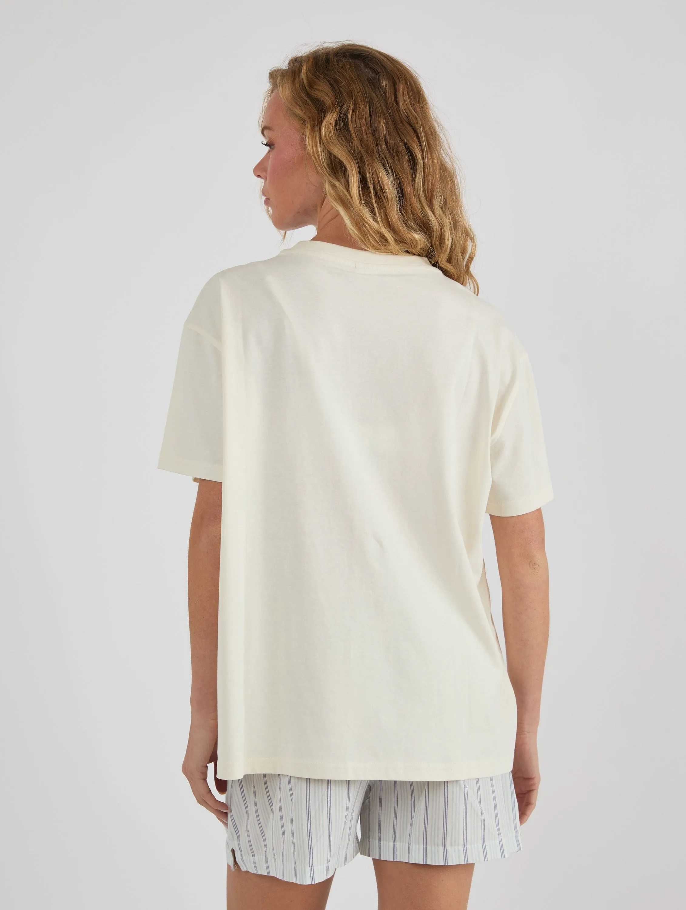 Still Mentally At The Cottage T-Shirt In White sold by Skinnydip London product image thumbnail 2