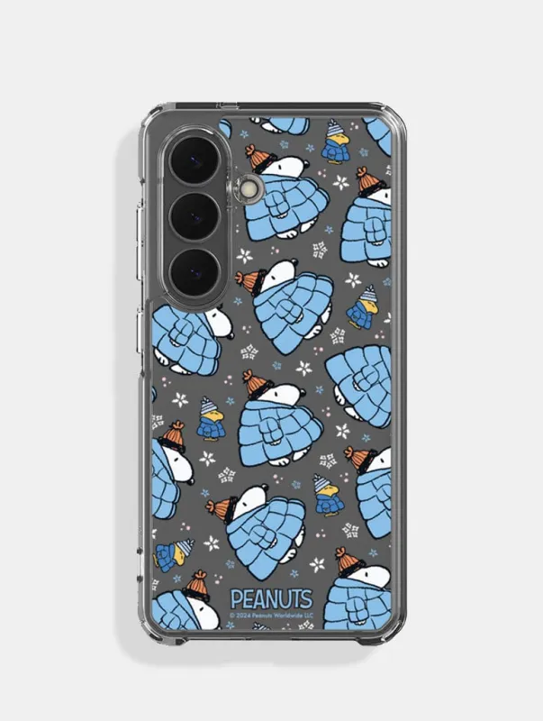 Peanuts x Skinnydip Snoopy Puffer Jacket Samsung Case made by Skinnydip London