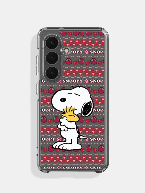 Peanuts x Skinnydip Snoopy Love Pattern Samsung Case made by Skinnydip London