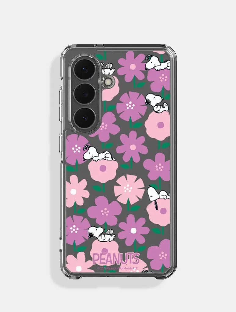 Peanuts x Skinnydip Snoopy Blossom Samsung Case sold by Skinnydip London