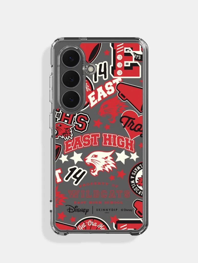 Disney High School Musical East High Sticker Samsung Case sold by Skinnydip London