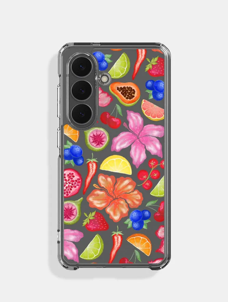 Exotic Fruit & Flowers Samsung Case sold by Skinnydip London