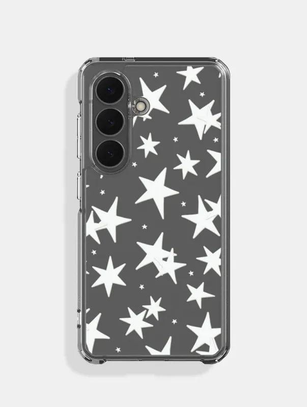 White Stars Samsung Case made by Skinnydip London