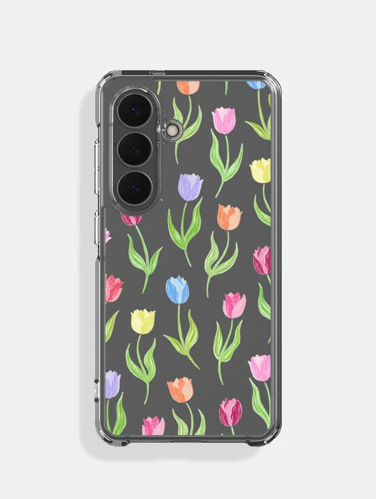 Multicolour Tulips Samsung Case sold by Skinnydip London