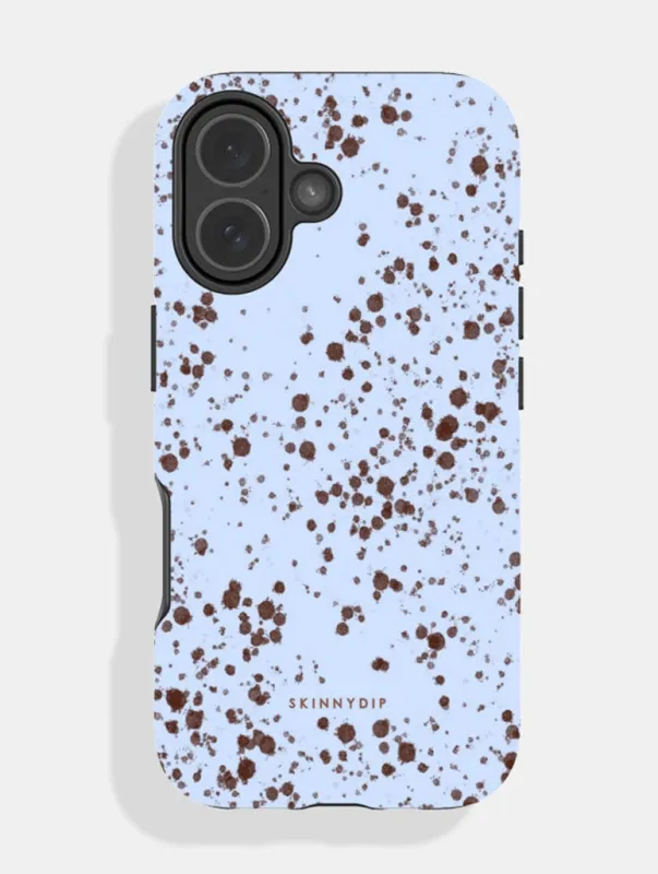 Speckled Egg Blue Ultra Protective iPhone Case made by Skinnydip London