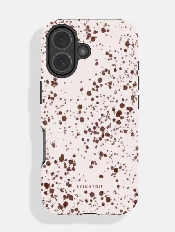 Speckled Egg Beige Ultra Protective iPhone Case made by Skinnydip London