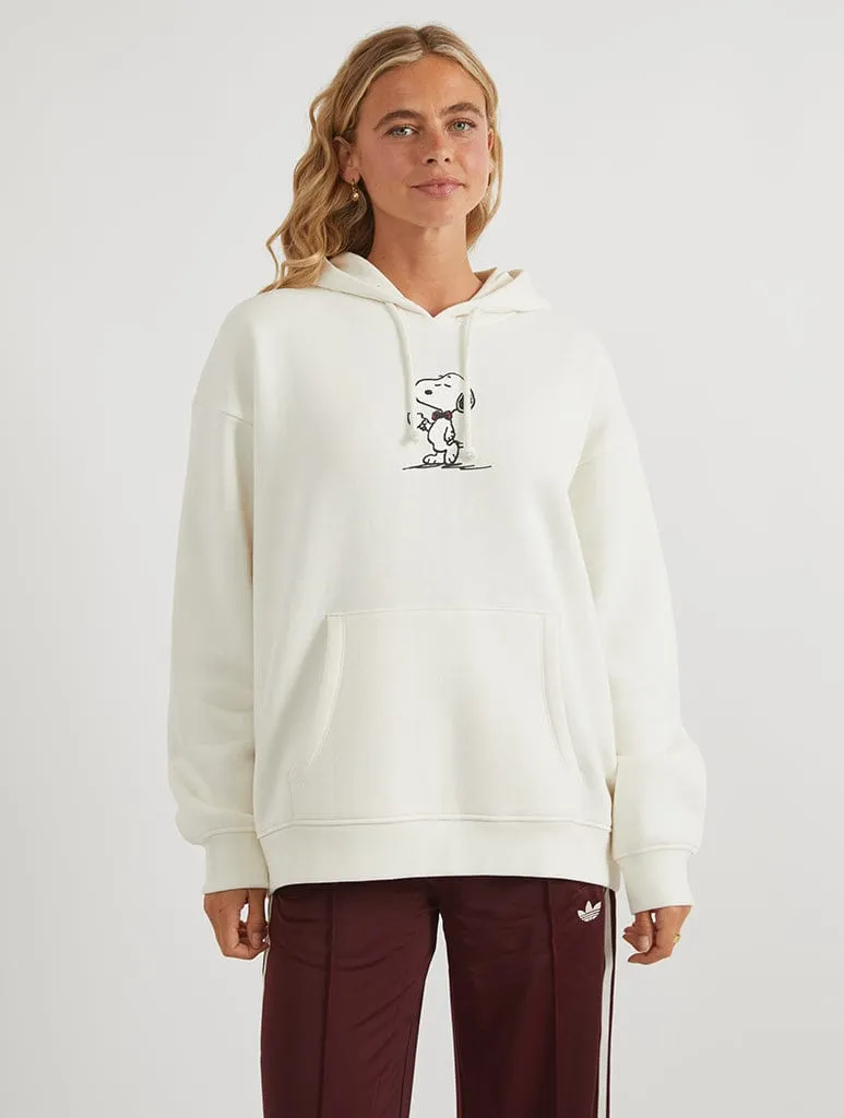 Peanuts x Skinnydip Snoopy In London Hoodie In White sold by Skinnydip London product image thumbnail 2