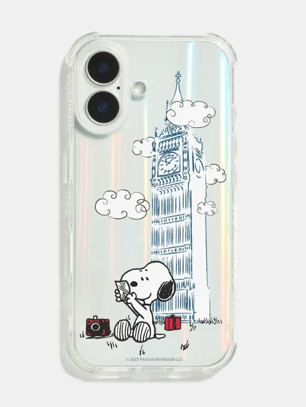 Peanuts x Skinnydip Snoopy In London Shock iPhone Case made by Skinnydip London