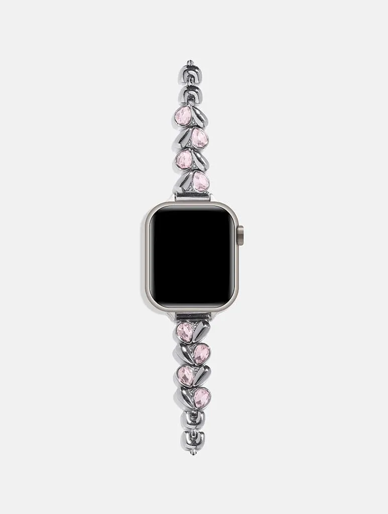 Chain Link With Pink Gem Watch Strap sold by Skinnydip London
