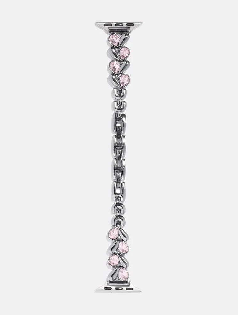 Chain Link With Pink Gem Watch Strap sold by Skinnydip London product image thumbnail 2