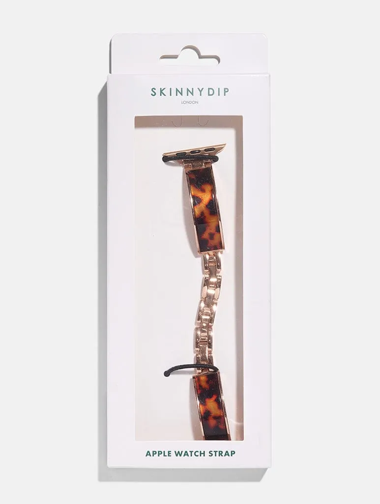 Tortoise Shell Watch Strap sold by Skinnydip London product image thumbnail 4