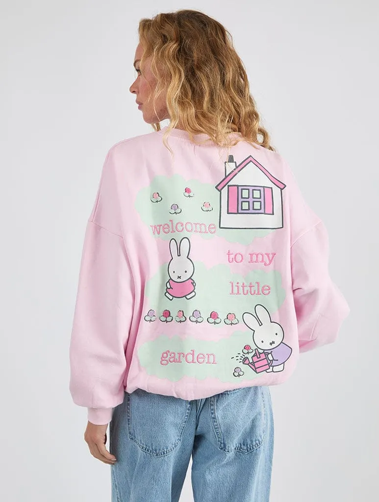 Miffy x Skinnydip Little Garden Sweatshirt sold by Skinnydip London