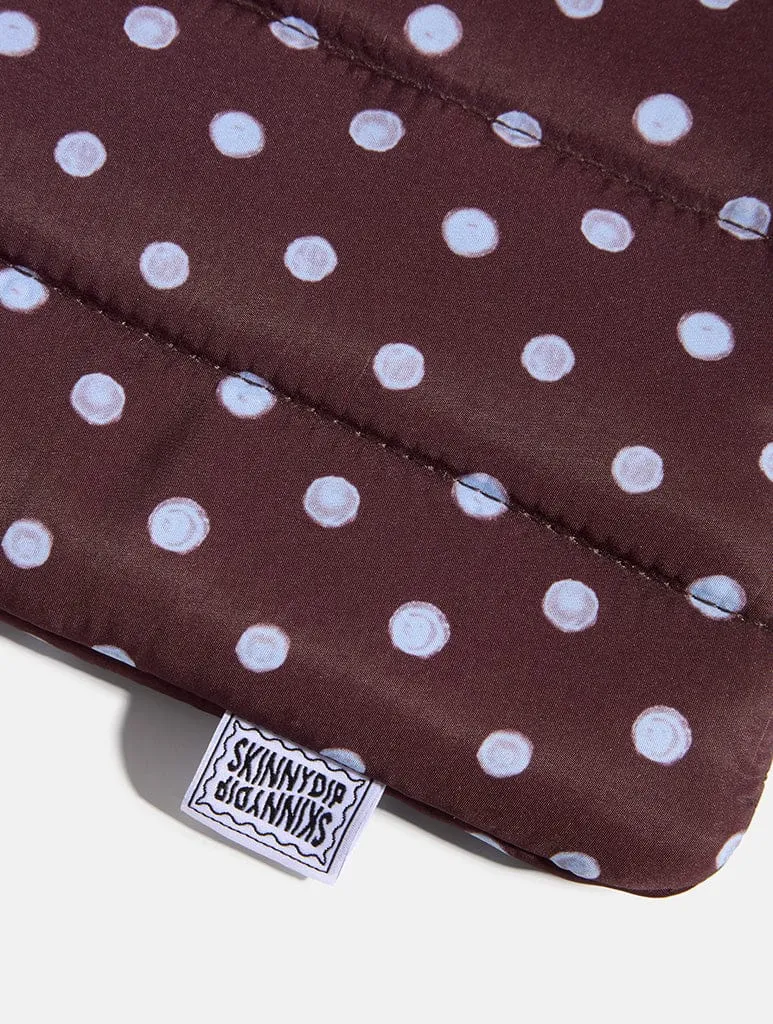 Polka Dot Quilted Bow Laptop Sleeve sold by Skinnydip London product image thumbnail 4