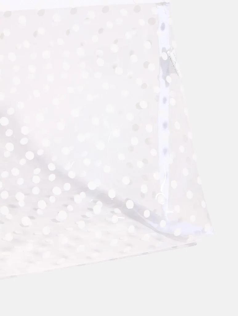 White Polka Dot Wash Bag sold by Skinnydip London product image thumbnail 4