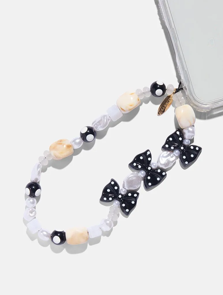 Polka Dot Bow Beaded Strap sold by Skinnydip London product image thumbnail 2