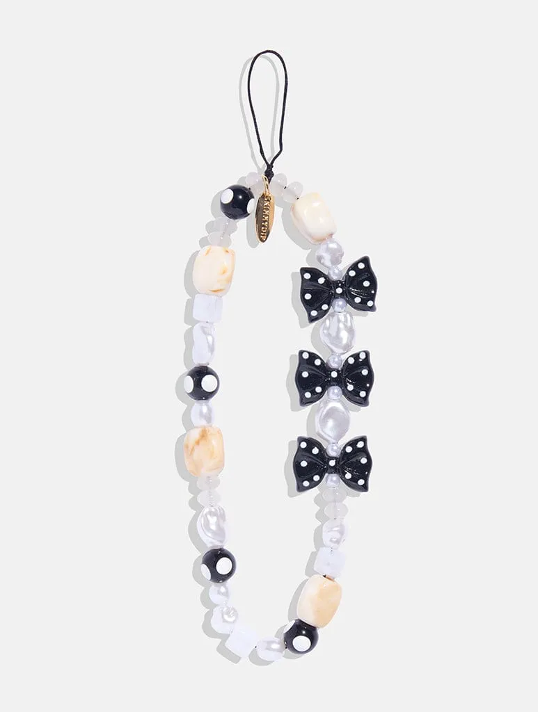 Polka Dot Bow Beaded Strap sold by Skinnydip London