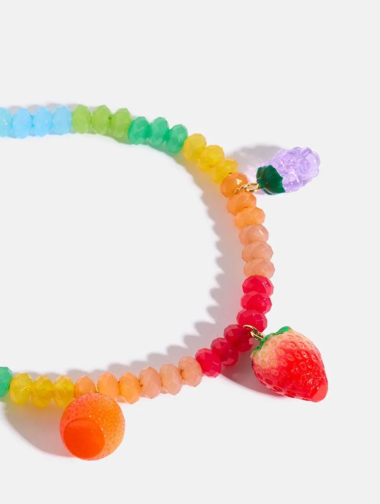 Rainbow Fruit Beaded Phone Strap sold by Skinnydip London product image thumbnail 2