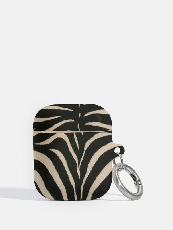 Zebra Print AirPods Case made by Skinnydip London