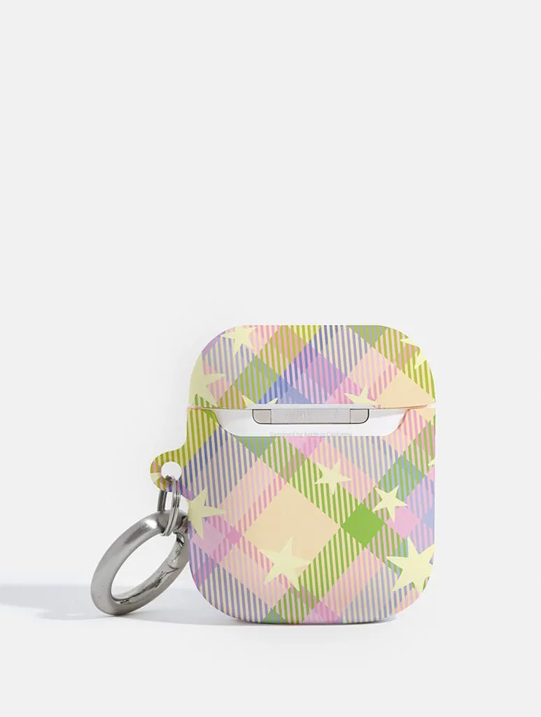 Starry Tartan Spring Spirit AirPods Case sold by Skinnydip London product image thumbnail 2