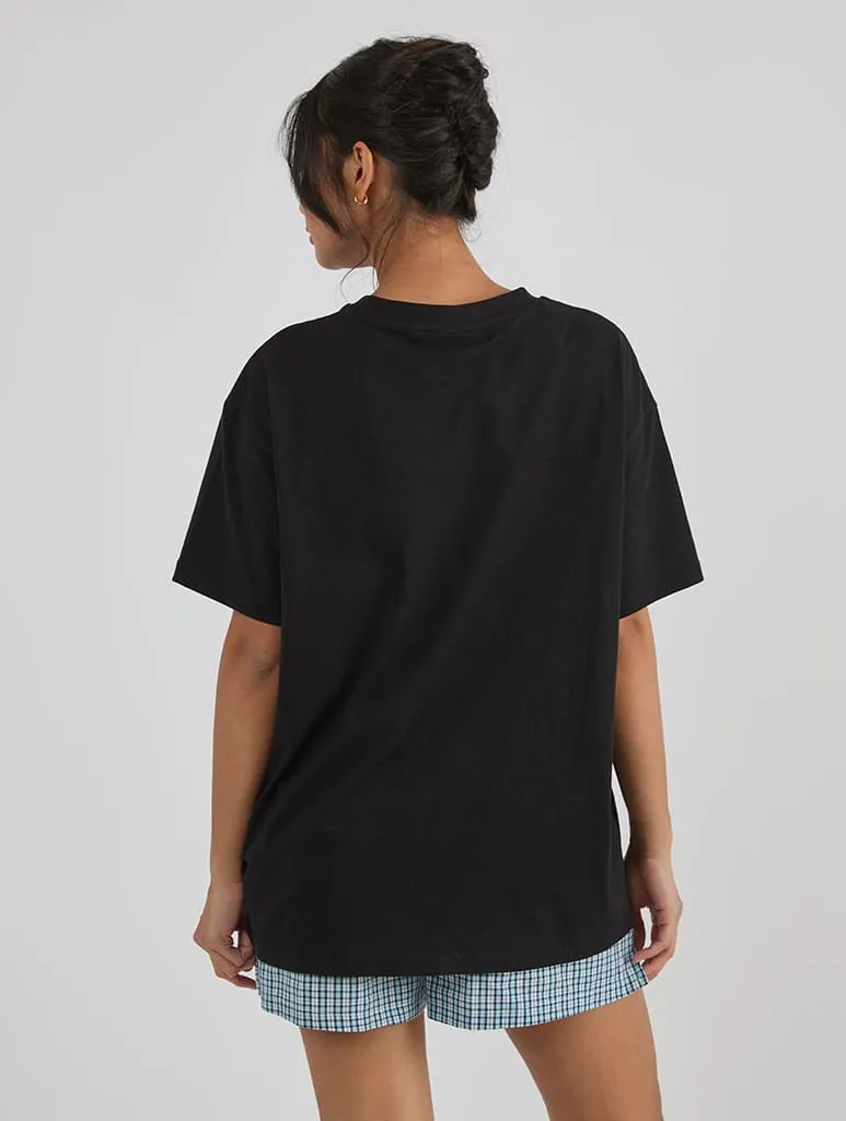 Forever A Belieber T-Shirt In Black sold by Skinnydip London product image thumbnail 3