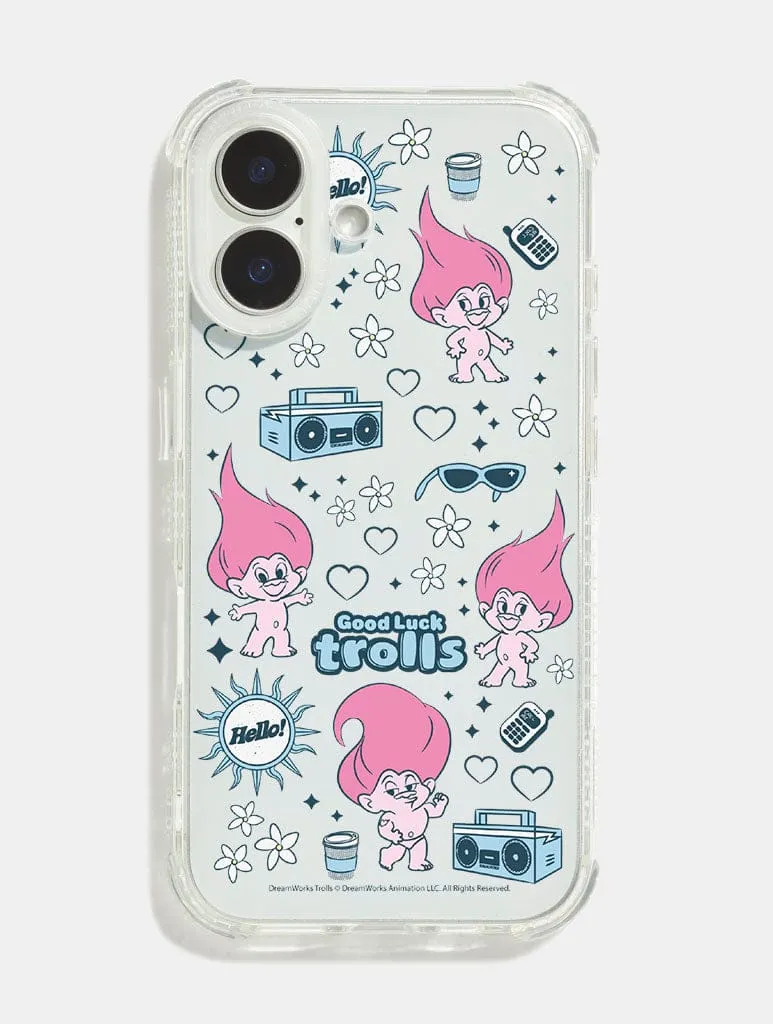 Good Luck Trolls x Skinnydip Sticker Shock iPhone Case sold by Skinnydip London