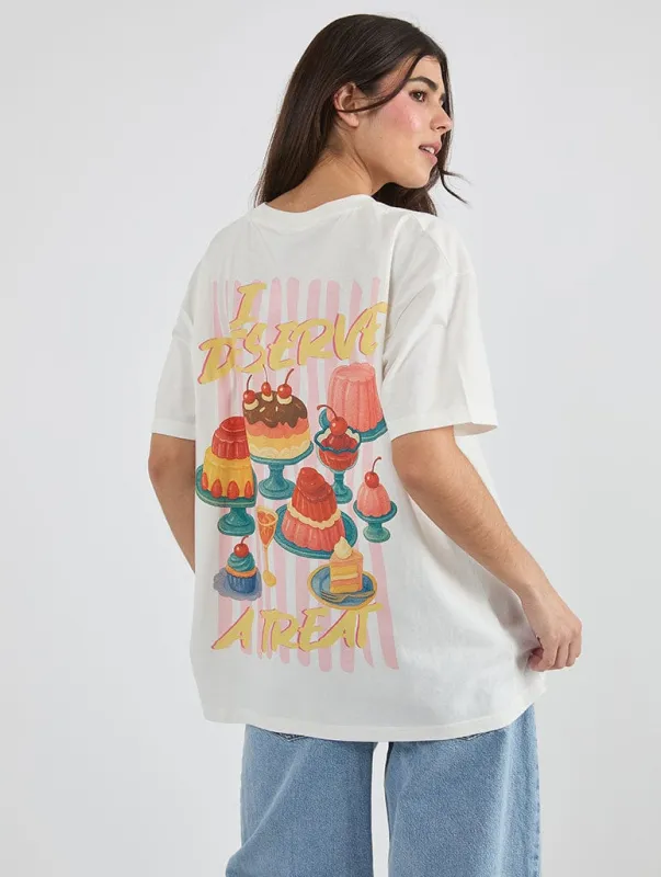 I Deserve A Treat T-Shirt made by Skinnydip London