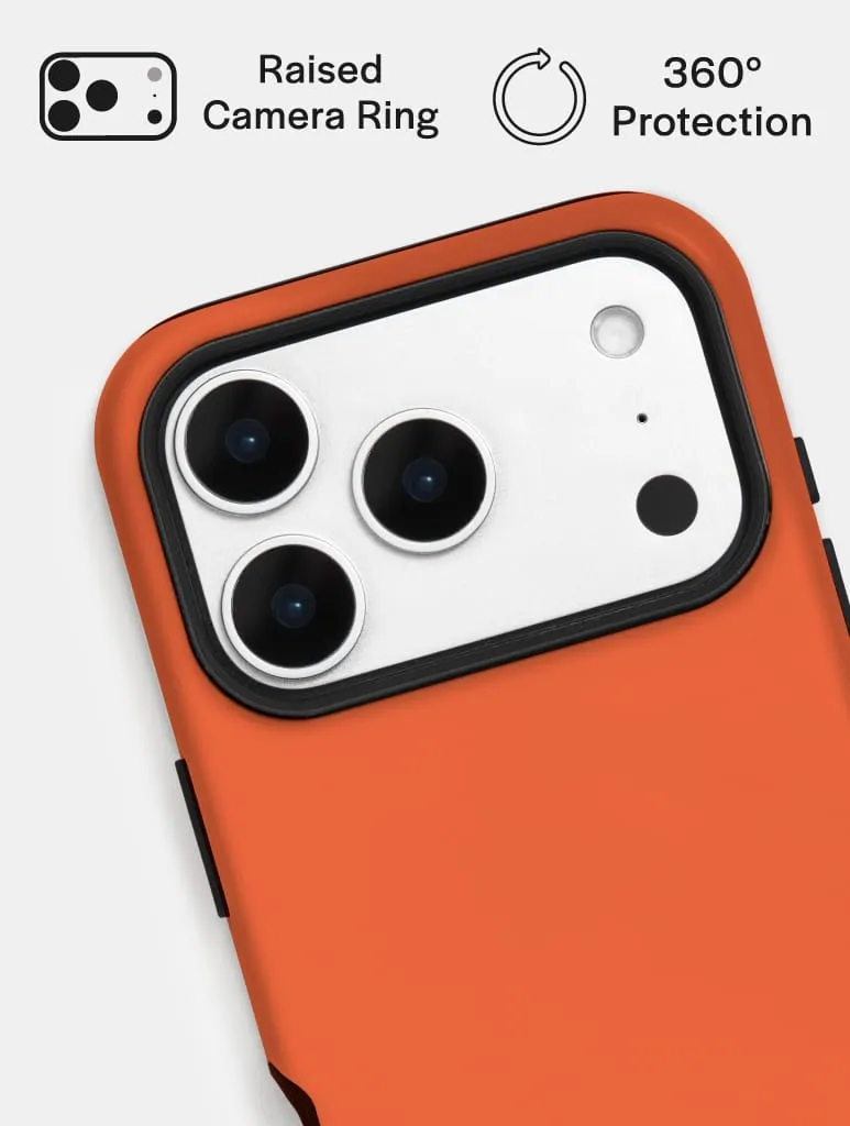 'Z' Initial Patterned Orange Ultra Protective iPhone Case sold by Skinnydip London product image thumbnail 4