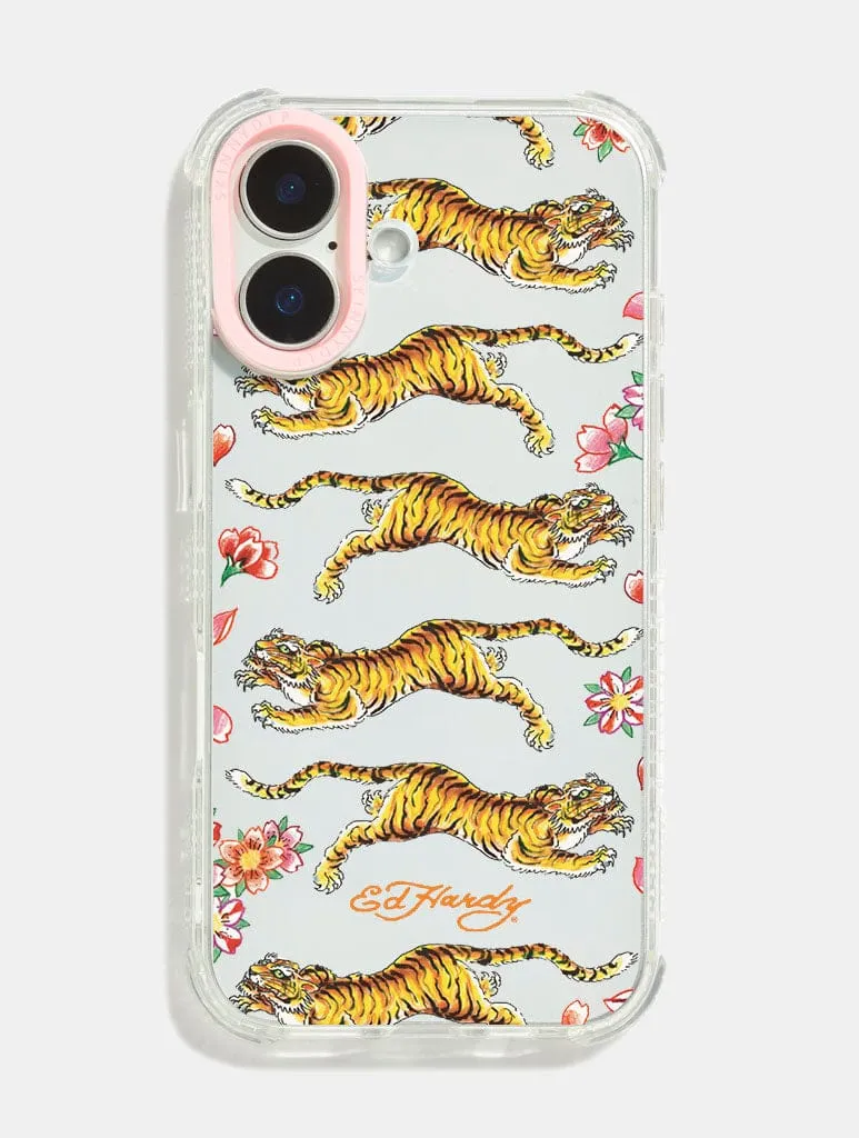 Ed Hardy x Skinnydip Repeat Tiger Shock iPhone Case sold by Skinnydip London