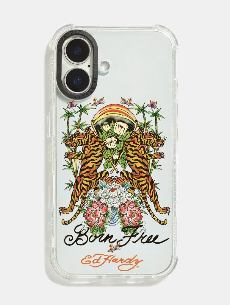 Ed Hardy x Skinnydip Double Tiger Shock iPhone Case sold by Skinnydip London