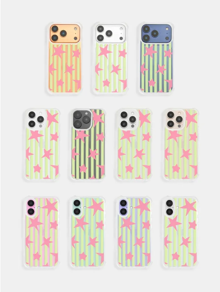 Stars And Stripes Matcha And Pink Shock iPhone Case sold by Skinnydip London product image thumbnail 5