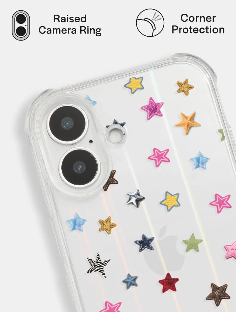Scrapbook Ditsy Stars Shock iPhone Case sold by Skinnydip London product image thumbnail 4