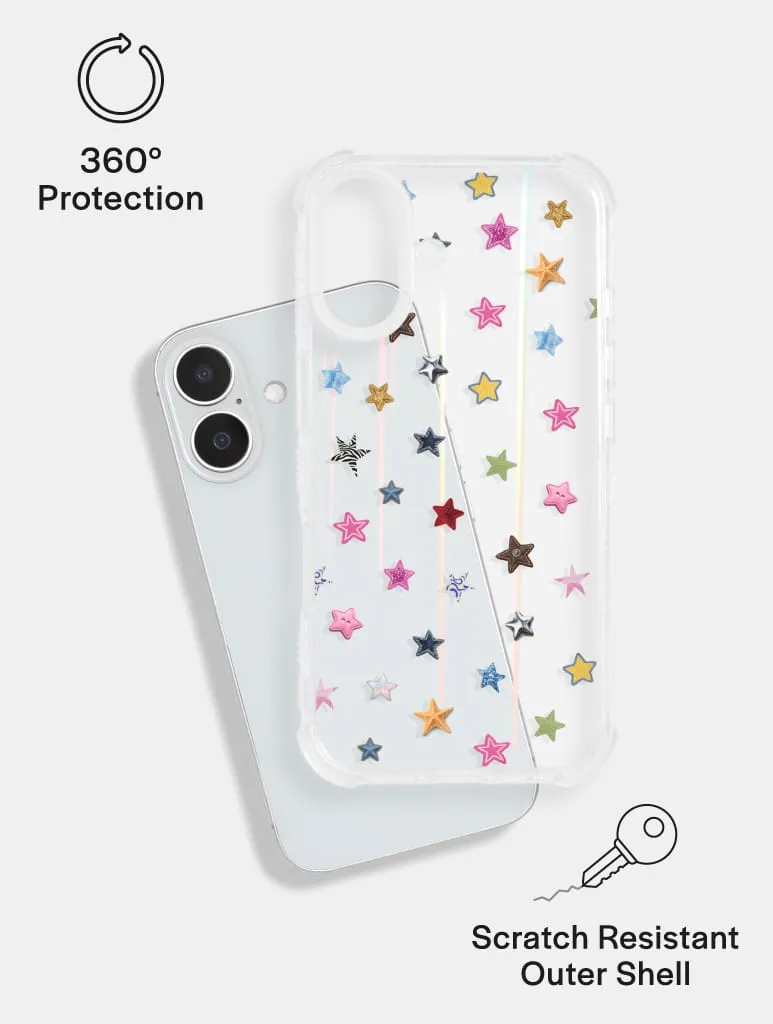 Scrapbook Ditsy Stars Shock iPhone Case sold by Skinnydip London product image thumbnail 2
