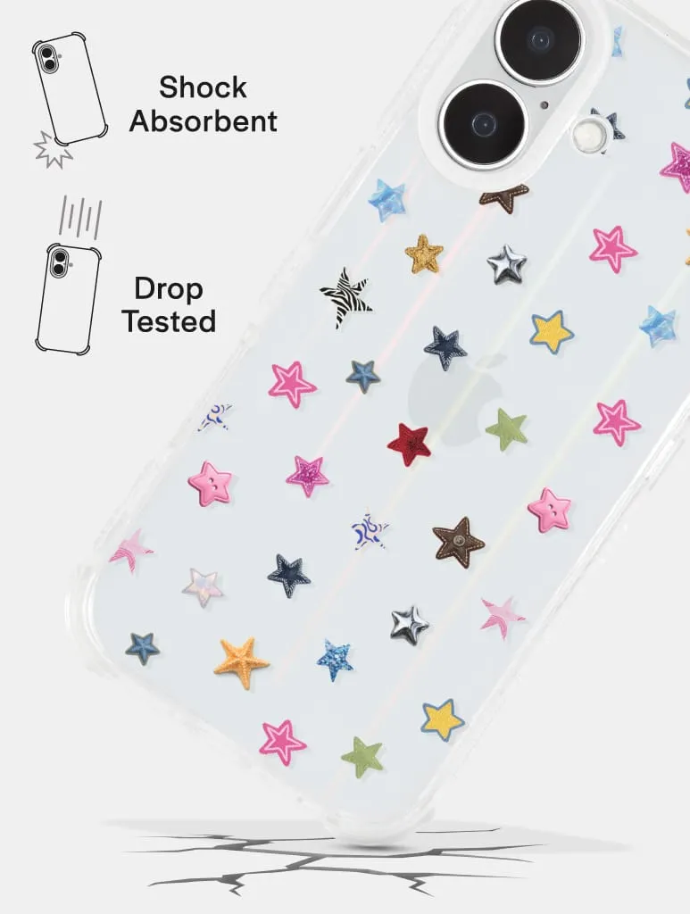 Scrapbook Ditsy Stars Shock iPhone Case sold by Skinnydip London product image thumbnail 3
