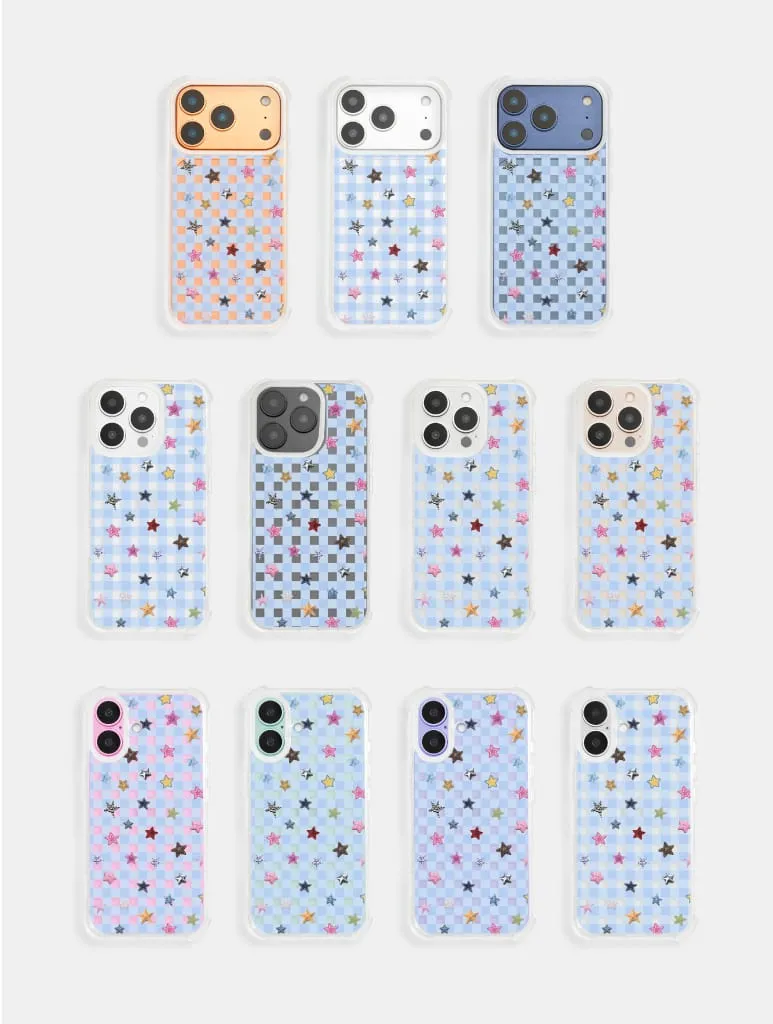 Scrapbook Gingham Stars Shock iPhone Case sold by Skinnydip London product image thumbnail 5