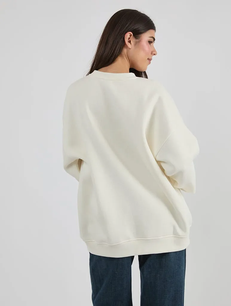 Disney The Princess And The Frog Tiana Sweatshirt In White sold by Skinnydip London product image thumbnail 2