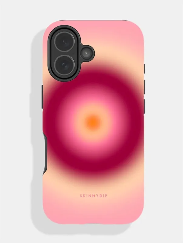Aura Gradient Solar Pulse Ultra Protective iPhone Case made by Skinnydip London