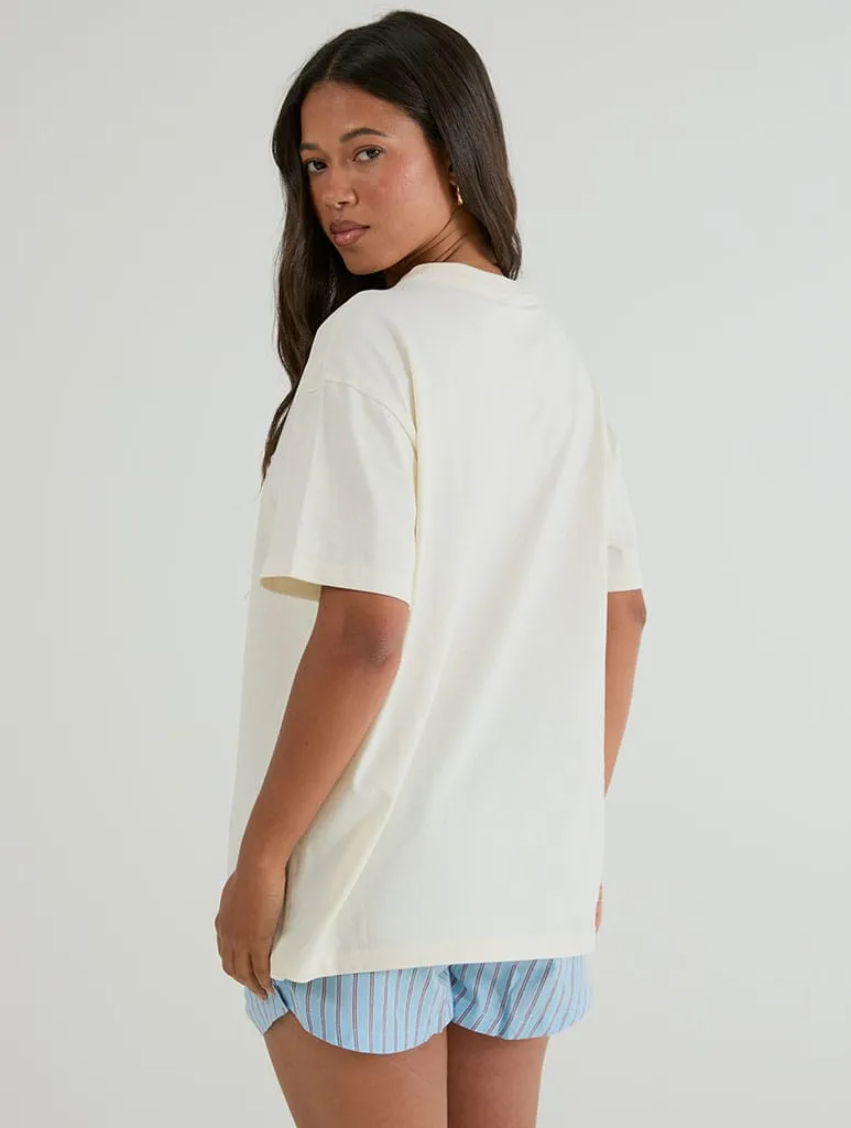 Disney Mickey And Friends Front Print T-Shirt In White sold by Skinnydip London product image thumbnail 2
