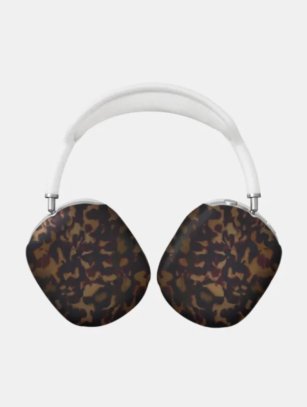 Dark Tortoise Shell AirPods Max Case in Matte made by Skinnydip London