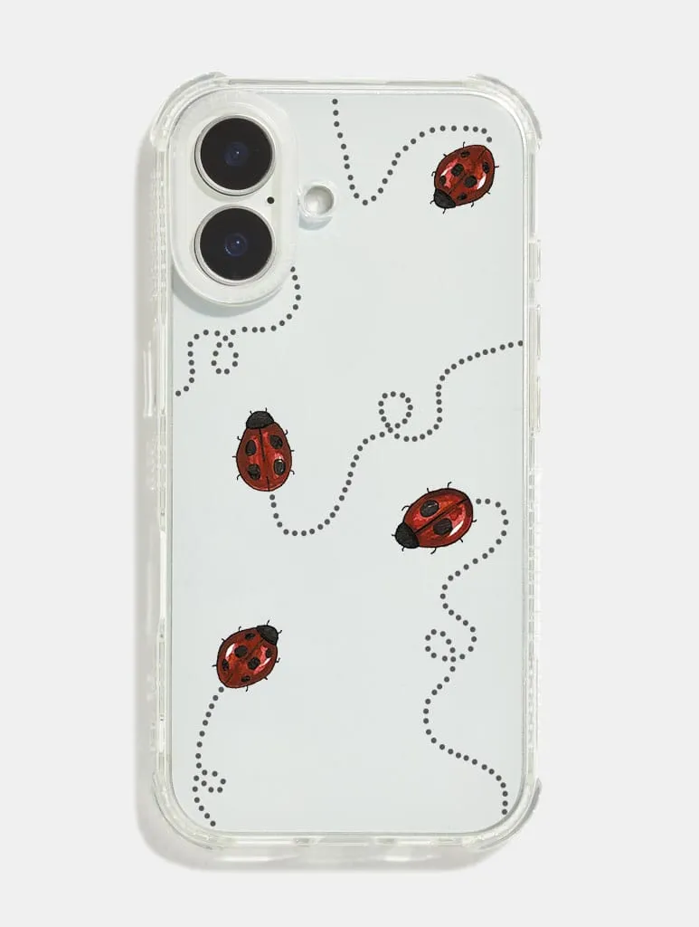 Ladybird Trail Shock iPhone Case sold by Skinnydip London