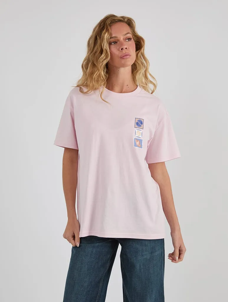 Seashell Stamp T-Shirt In Pink sold by Skinnydip London product image thumbnail 2