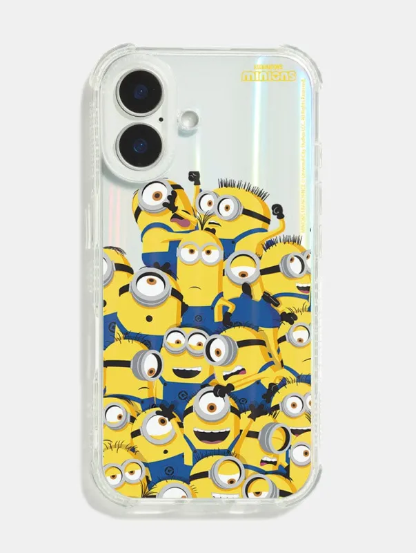Minions x Skinnydip Crowd Shock iPhone Case made by Skinnydip London